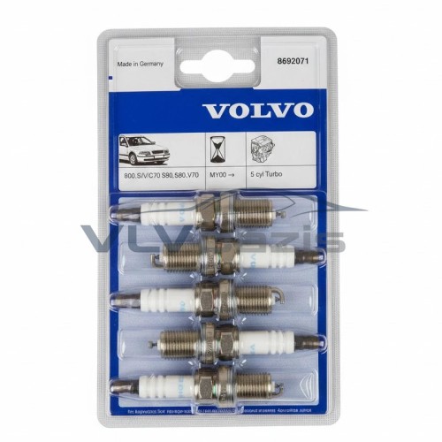 Volvo gyári alkatrészek, Volvo 8692071 gyújtógyertya készlet