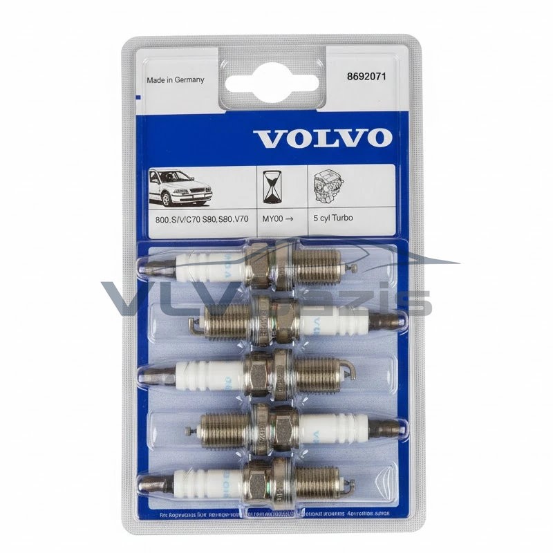 Volvo gyári alkatrészek, Volvo 8692071 gyújtógyertya készlet