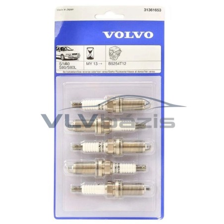 Volvo gyári alkatrész, Volvo 31361653 gyújtógyertya készlet