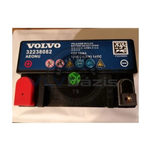 Volvo gyári alkatrészek, Volvo 32238082 kiegészítő akkumulátor