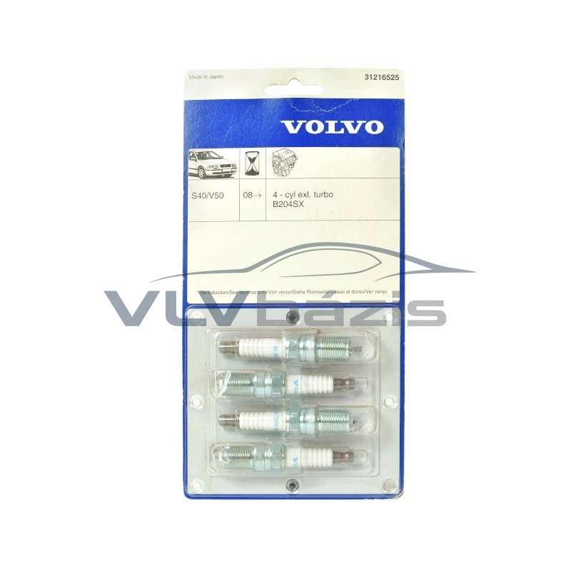 Volvo gyári alkatrész, Volvo 31216525 gyújtógyertya készlet