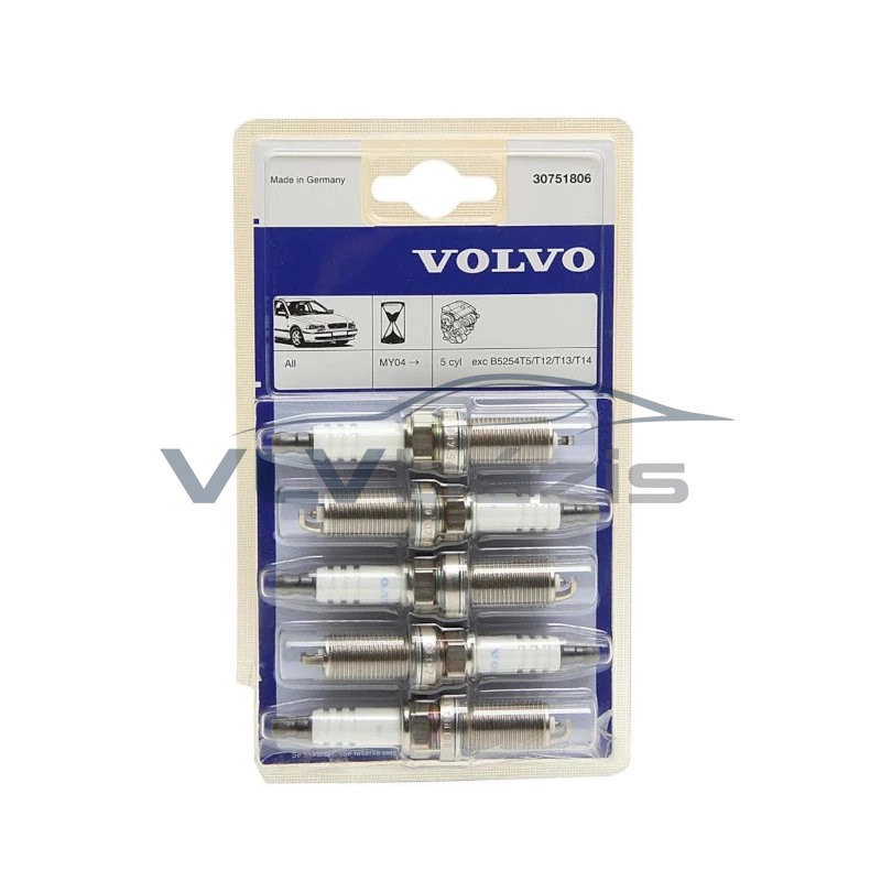 Volvo gyári alkatrészek, Volvo 30751806 gyújtógyertya készlet