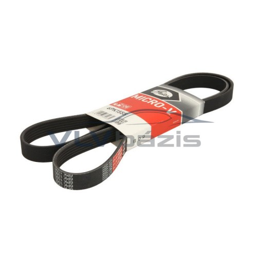 Volvo alkatrészek, Gates 6PK 1555 hosszbordás szíj (31330157)